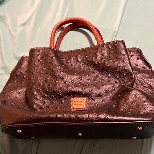 Dooney & Bourke Brown Leather Tote Bag